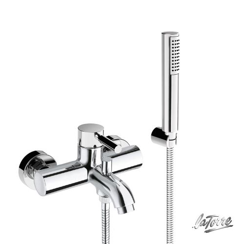 ΜΠΑΤΑΡΙΑ ΛΟΥΤΡΟΥ ΠΛΗΡΗΣ ΣΕΤ La Torre NEW TECH 12019 Chrome