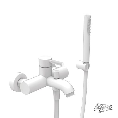 ΜΠΑΤΑΡΙΑ ΛΟΥΤΡΟΥ ΠΛΗΡΕΣ ΣΕΤ La Torre NEW TECH 12019 White Matt