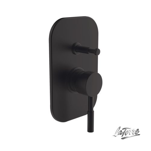 ΜΙΚΤΗΣ ΕΝΤΟΙΧΙΣΜΟΥ ΔΥΟ ΕΞΟΔΩΝ La Torre NEW TECH 12050R Black Matt
