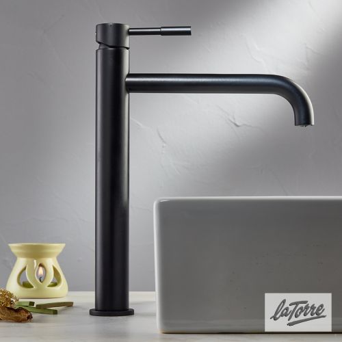ΜΠΑΤΑΡΙΑ ΝΙΠΤΗΡΑ ΥΨΗΛΗ La Torre NEW TECH 12507 Black Matt