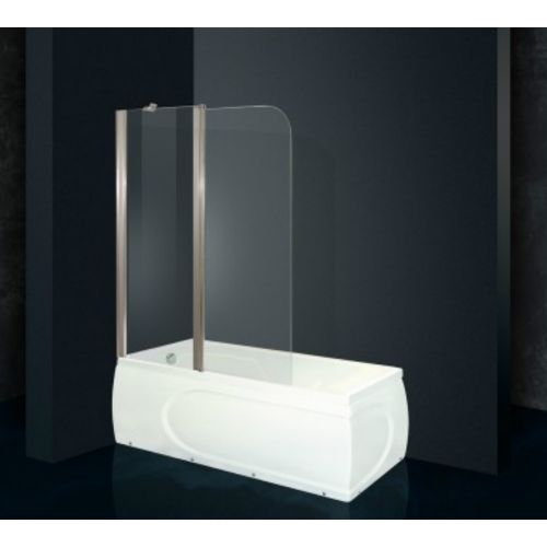 ΚΑΜΠΙΝΑ ΜΠΑΝΙΕΡΑΣ ΔΙΠΤΥΧΟ Aquarelle Bathtub Fresh III 120-122 cm.