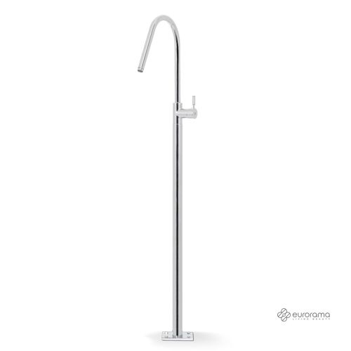 ΜΠΑΤΑΡΙΑ ΝΙΠΤΗΡΑ ΕΠΙΔΑΠΕΔΙΑ  EURORAMA 13302-100 Chrome  h 124,5 cm
