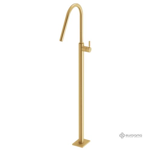 ΜΠΑΤΑΡΙΑ ΝΙΠΤΗΡΑ ΕΠΙΔΑΠΕΔΙΑ  EURORAMA 13302-201 Light Gold Brushed  h 124,5 cm