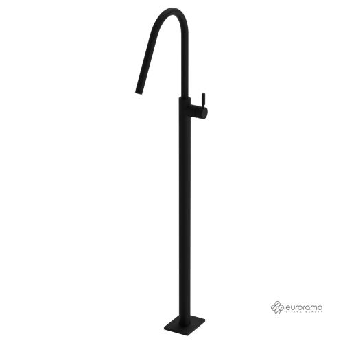 ΜΠΑΤΑΡΙΑ ΝΙΠΤΗΡΑ ΕΠΙΔΑΠΕΔΙΑ  EURORAMA 13302-400 Black Matt  h 124,5 cm