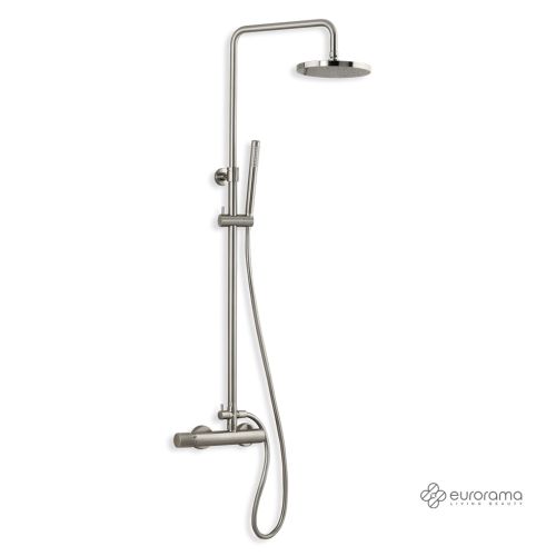 ΜΠΑΤΑΡΙΑ ΝΤΟΥΖΙΕΡΑΣ ΜΕ ΚΟΛΩΝΑ ΠΛΗΡΕΣ EURORAMA ELETTA TECNO 167065-110 Inox