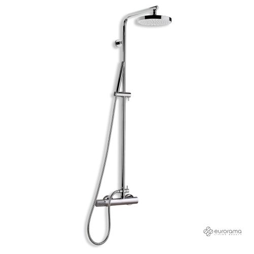ΜΠΑΤΑΡΙΑ ΝΤΟΥΖΙΕΡΑΣ ΜΕ ΚΟΛΩΝΑ ΠΛΗΡΕΣ EURORAMA ELETTA TECNO 167066-100 Chrome