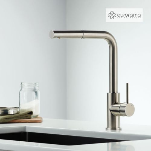 ΜΠΑΤΑΡΙΑ ΝΕΡΟΧΥΤΗ ΚΟΥΖΙΝΑΣ ΜΕ ΝΤΟΥΣ EURORAMA 702609-111 INOX