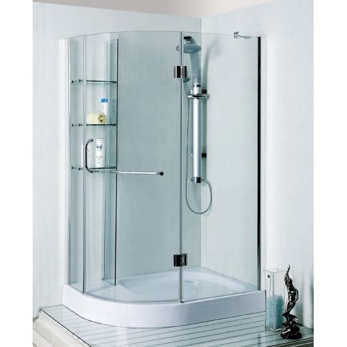 ΚΑΜΠΙΝΑ ΜΕ ΝΤΟΥΖΙΕΡΑ ΑΣΥΜΜΕΤΡΗ Aquarelle Giovanni Walk-In 10 120x100 cm.