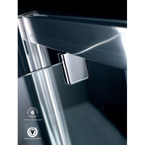 ΚΑΜΠΙΝΑ 110x80 cm. ΑΣΥΜΜΕΤΡΗ Devon PLAZA Offset Corner Entry 11080