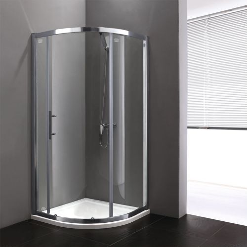 ΚΑΜΠΙΝΑ 90x90 cm. ΗΜΙΚΥΚΛΙΚΗ Devon PRIMUS QUADRANT 90