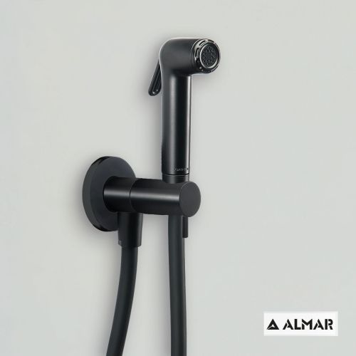 ΕΝΤΟΙΧΙΖΟΜΕΝΗ ΠΑΡΟΧΗ ΜΕ ΝΤΟΥΖΑΚΙ SHUT-OFF ALMAR Flush I E136004-400 Black Matt