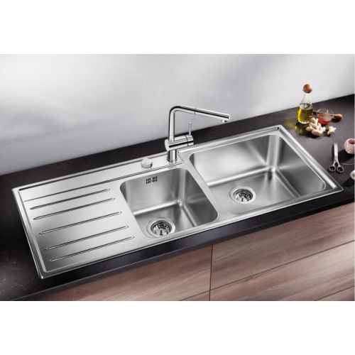 ΝΕΡΟΧΥΤΗΣ ΕΝΘΕΤΟΣ BLANCO NAYA 9 S Inox Λείος 121x50 cm Ποδιά δεξιά