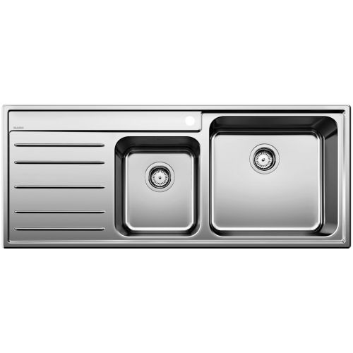 ΝΕΡΟΧΥΤΗΣ ΕΝΘΕΤΟΣ BLANCO NAYA 9 S Inox Λείος 121x50 cm Ποδιά αριστερά