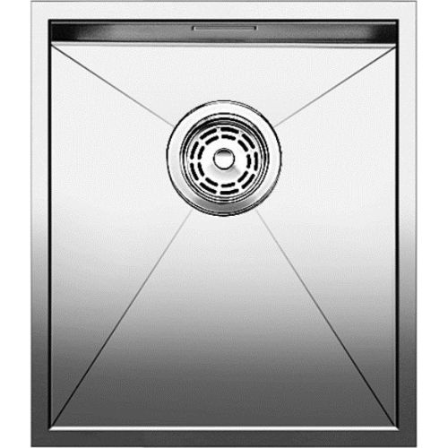 ΝΕΡΟΧΥΤΗΣ ΥΠΟΚΑΘΗΜΕΝΟΣ BLANCO ZEROX 340 U Inox Λείος 38x44 cm
