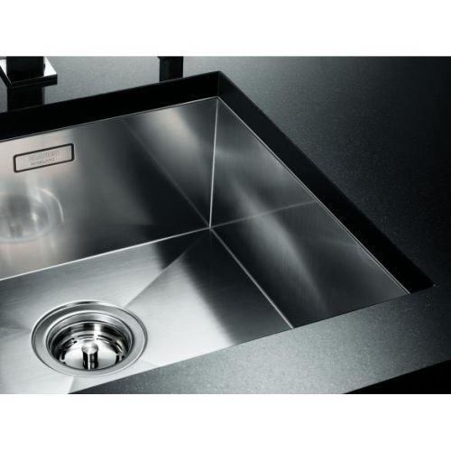 ΝΕΡΟΧΥΤΗΣ ΥΠΟΚΑΘΗΜΕΝΟΣ BLANCO ZEROX 340 U Inox Λείος 38x44 cm