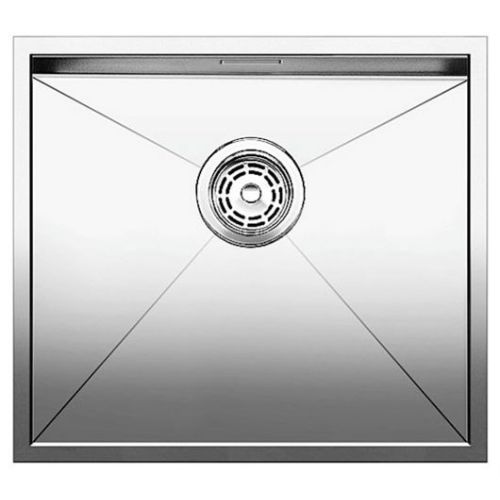 ΝΕΡΟΧΥΤΗΣ ΥΠΟΚΑΘΗΜΕΝΟΣ BLANCO ZEROX 450 U Inox Λείος 49x44 cm