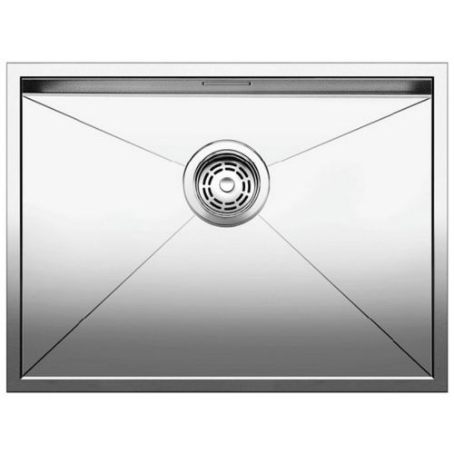 ΝΕΡΟΧΥΤΗΣ ΥΠΟΚΑΘΗΜΕΝΟΣ BLANCO ZEROX 550 U Inox Λείος 59x44 cm