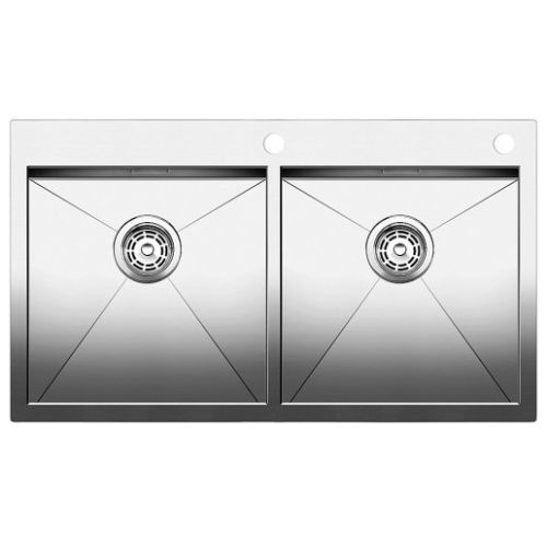 ΝΕΡΟΧΥΤΗΣ ΕΝΘΕΤΟΣ BLANCO ZEROX 400/400 IF/A  Inox Λείος 88,5x51 cm