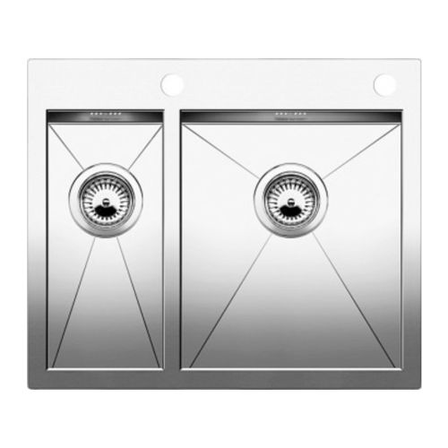 ΝΕΡΟΧΥΤΗΣ ΕΝΘΕΤΟΣ BLANCO ZEROX 340/180 IF/A Inox Λείος 60,5x51 cm