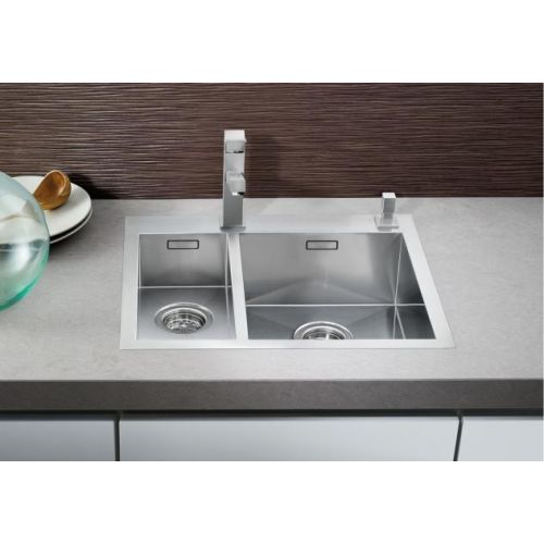 ΝΕΡΟΧΥΤΗΣ ΕΝΘΕΤΟΣ BLANCO ZEROX 340/180 IF/A Inox Λείος 60,5x51 cm