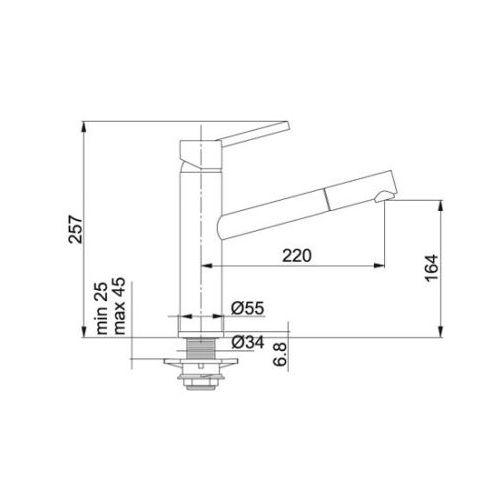 ΜΠΑΤΑΡΙΑ ΚΟΥΖΙΝΑΣ FRANKE TANGO ΝΤΟΥΣ Inox