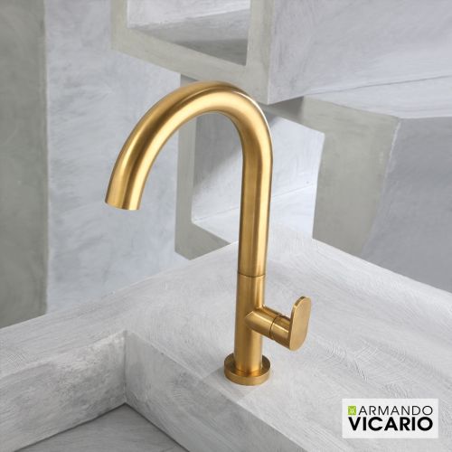 ΜΠΑΤΑΡΙΑ ΝΙΠΤΗΡΑ ΥΨΗΛΉ Armando Vicario SLIM 500041 Gold Brushed