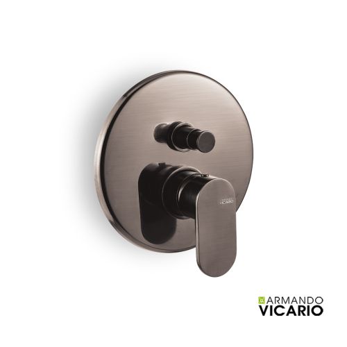 ΜΙΚΤΗΣ ΕΝΤΟΙΧΙΣΜΟΥ ΔΥΟ ΕΞΟΔΩΝ Armando Vicario SLIM 500050D-410 Black Brushed