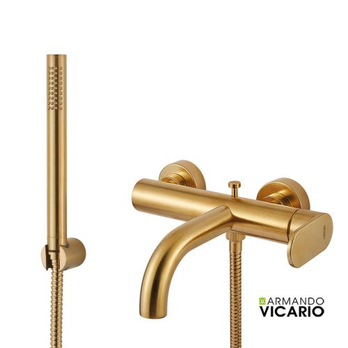 ΜΠΑΤΑΡΙΑ ΛΟΥΤΡΟΥ ΠΛΗΡΕΣ Armando Vicario SLIM 500100-201 Gold Brushed