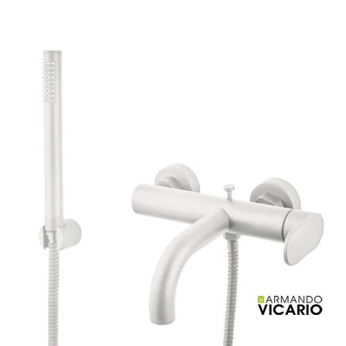 ΜΠΑΤΑΡΙΑ ΛΟΥΤΡΟΥ ΠΛΗΡΕΣ Armando Vicario SLIM 500100-300 White Matt