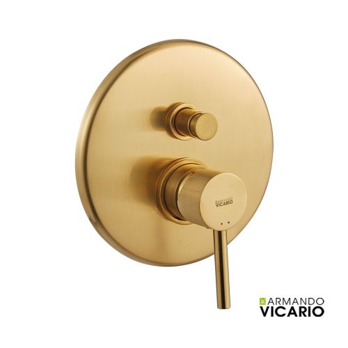 ΜΙΚΤΗΣ ΕΝΤΟΙΧΙΣΜΟΥ ΔΥΟ ΕΞΟΔΩΝ Armando Vicario INDUSTRIAL 512050D-201 Gold Brushed