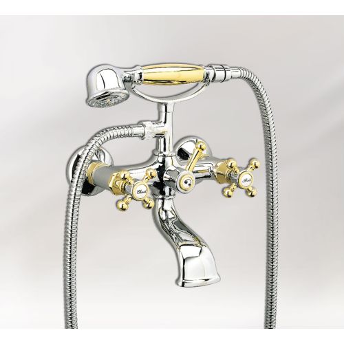 ΜΠΑΤΑΡΙΑ ΛΟΥΤΡΟΥ ΠΛΗΡΕΣ ΣΕΤ Bugnatese LADY 900 Χρωμέ / Χρυσό