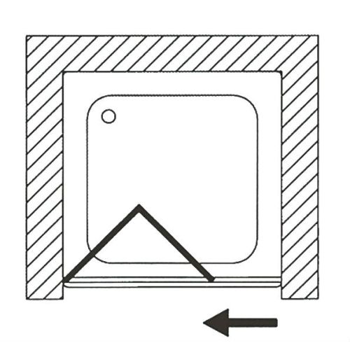 ΚΑΜΠΙΝΑ ΠΟΡΤΑ ΝΤΟΥΖΙΕΡΑΣ 78-82 x 185 cm. AQUATIS Κ 066