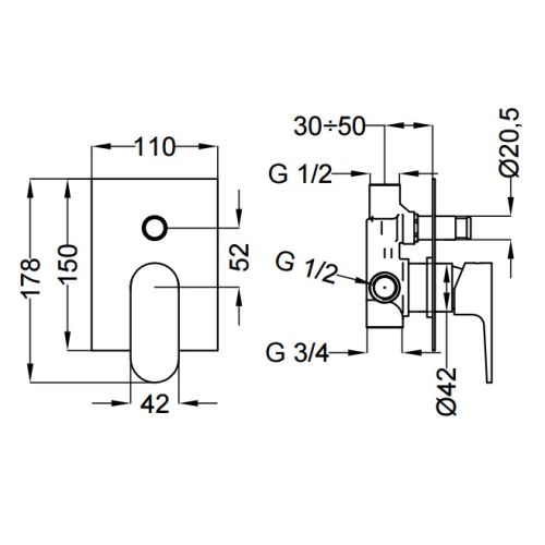 ΜΕΙΚΤΗΣ ΝΤΟΥΖΙΕΡΑΣ/ΛΟΥΤΡΟΥ ΕΝΤΟΙΧΙΣΜΟΥ Teorema FONTE 2 178117