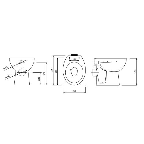 ΛΕΚΑΝΗ ΥΨΗΛΗΣ ΠΙΕΣΗΣ /ΟΑ PYRAMIS 46x35 cm