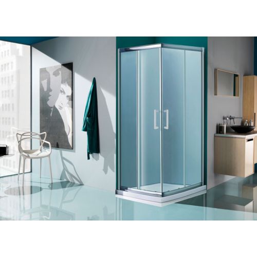 ΚΑΜΠΙΝΑ ΝΤΟΥΖΙΕΡΑΣ 100x120x185 cm ΑΣΥΜΜΕΤΡΗ AQUATIS T 90