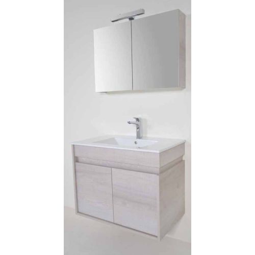 ΕΠΙΠΛΟ ΜΠΑΝΙΟΥ ΜΕ ΚΑΘΡΕΠΤΗ ΝΤΟΥΛΑΠΙ COLOSSEUM Bath EROS 8408 Βασιλικός 80 cm