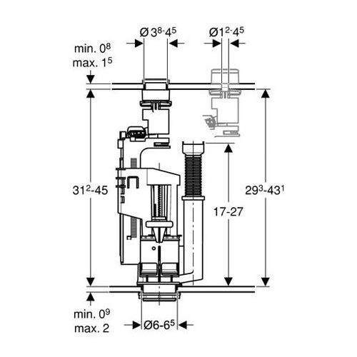 ΜΗΧΑΝΙΣΜΟΣ ΓΙΑ ΚΑΖΑΝΑΚΙ GEBERIT