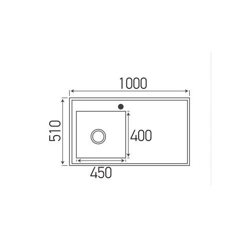 ΝΕΡΟΧΥΤΗΣ ΕΝΘΕΤΟΣ EXCEL AS 184 Λείος 100x51 cm