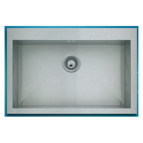 ΝΕΡΟΧΥΤΗΣ ΕΝΘΕΤΟΣ MACART Square N-100 Inox Λείος 83x51,5 cm