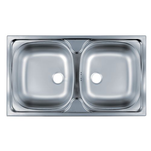 ΝΕΡΟΧΥΤΗΣ ΕΝΘΕΤΟΣ EURODOMO Cil 620 Inox Σαγρέ 78x43,5 cm by FRANKE