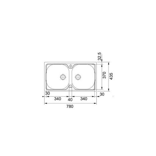 ΝΕΡΟΧΥΤΗΣ ΕΝΘΕΤΟΣ FRANKE Collibri 620 Inox Λείος 78x43,5 cm 