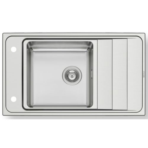 ΝΕΡΟΧΥΤΗΣ ΕΝΘΕΤΟΣ PYRAMIS Studio 1B 1D REV Inox Λείο 86x50 cm