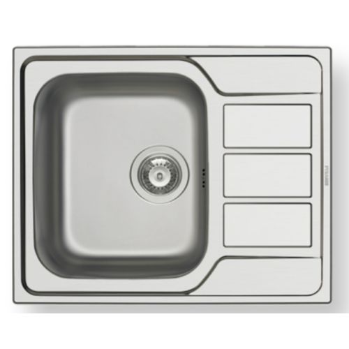 ΝΕΡΟΧΥΤΗΣ ΕΝΘΕΤΟΣ PYRAMIS Athena (62x50) 1B 1D Inox Σαγρέ 62x50 cm