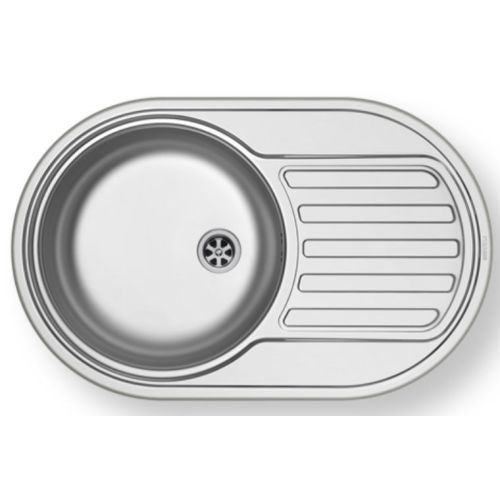 ΝΕΡΟΧΥΤΗΣ ΕΝΘΕΤΟΣ PYRAMIS SR Mini (76,5x48) Inox Σατινέ 76,5x48 cm