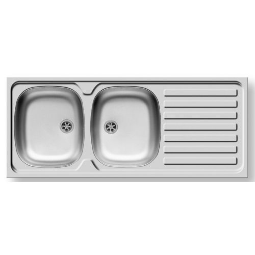 ΝΕΡΟΧΥΤΗΣ ΕΠΙΚΑΘΗΜΕΝΟΣ PYRAMIS International (120x50) 2B 1D Inox Σατινέ 120x50 cm