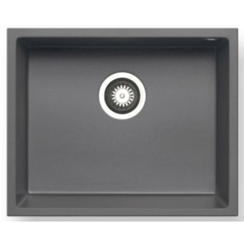 ΝΕΡΟΧΥΤΗΣ ΥΠΟΚΑΘΗΜΕΝΟΣ PYRAMIS Pyragranite Tetragon (50x40) 1B Iron Grey 54x44 cm