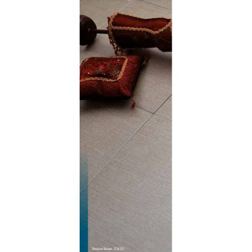 ΠΛΑΚΑΚΙ ΔΑΠΕΔΟΥ ΑΝΑΓΛΥΦΟ SHADOW Brown 33x33 cm