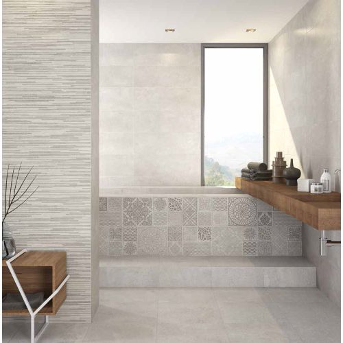 ΠΛΑΚΑΚΙ ΜΠΑΝΙΟΥ KIEV Smoke 28x85 cm