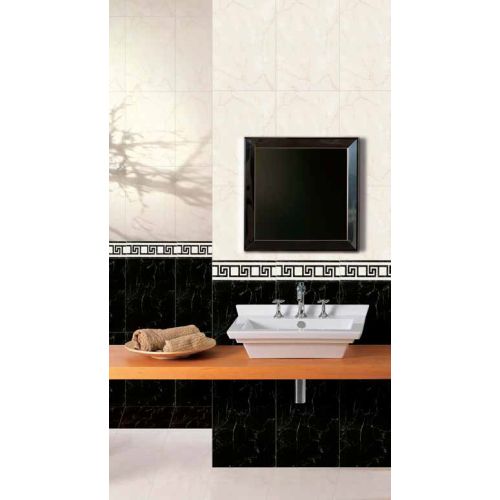 ΠΛΑΚΑΚΙ ΜΠΑΝΙΟΥ PISANINO Preto 33,3x33,3 cm