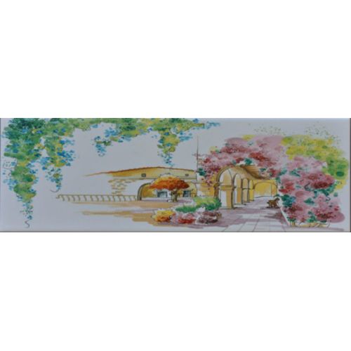ΠΛΑΚΑΚΙ ΜΠΑΝΙΟΥ SWEET Branco kiosk Decor 20x60 cm